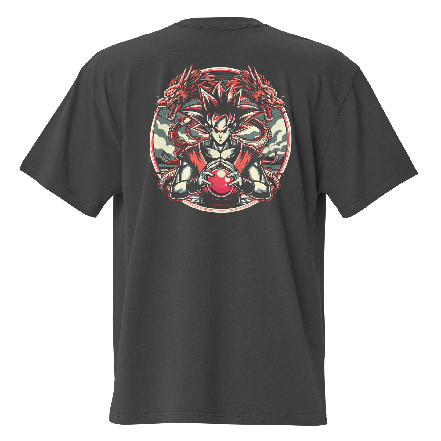 Camiseta Oversized Épica RED-LOGO | STAYLACRA Anime Collection 1