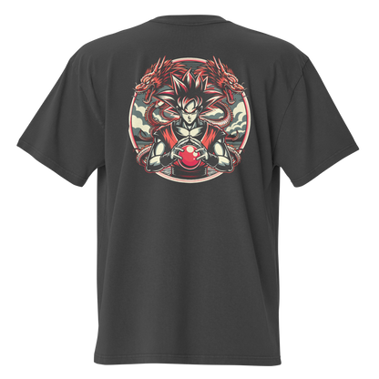 Camiseta Oversized Épica RED-LOGO | STAYLACRA Anime Collection 1