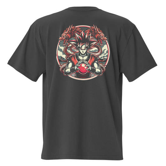 Camiseta Oversized Épica RED-LOGO | STAYLACRA Anime Collection 1