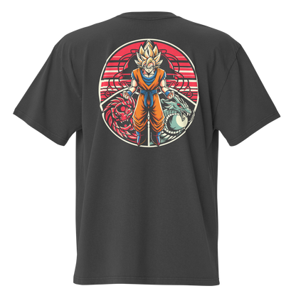Camiseta Oversized Épica RED-LOGO | STAYLACRA Anime Collection 1
