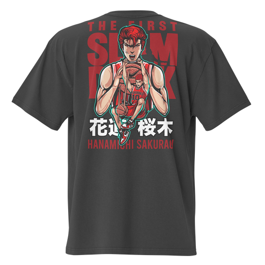 Camiseta Oversized Épica RED-LOGO | STAYLACRA Anime Collection 1