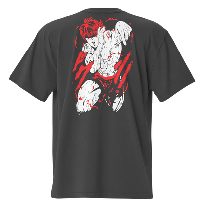 Camiseta Oversized Épica RED-LOGO | STAYLACRA Anime Collection 1