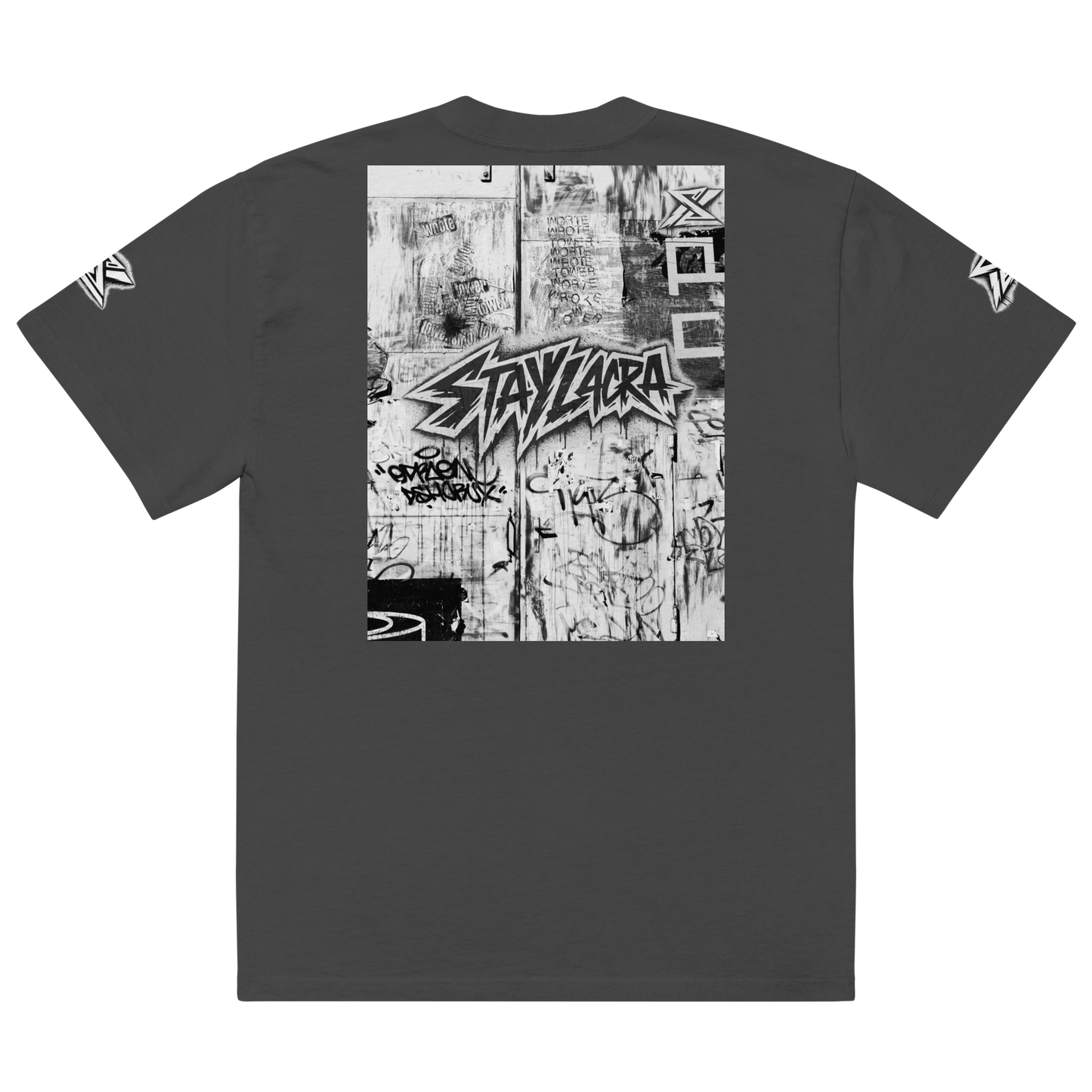 Urban Mark Oversized Tee – Black