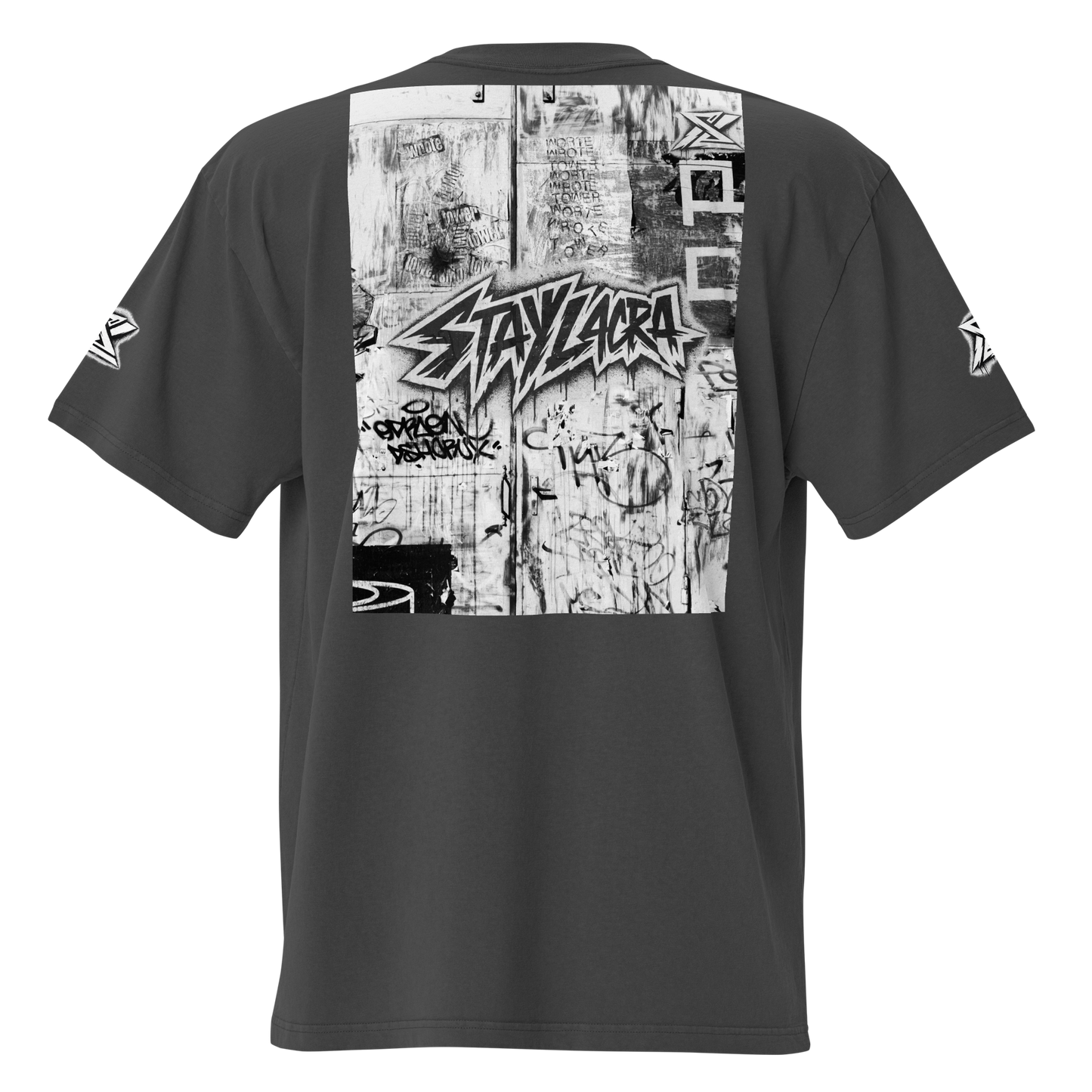 Urban Mark Oversized Tee – Black