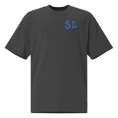 Camiseta Oversized Épica BLUE-LOGO | STAYLACRA Anime Collection 1