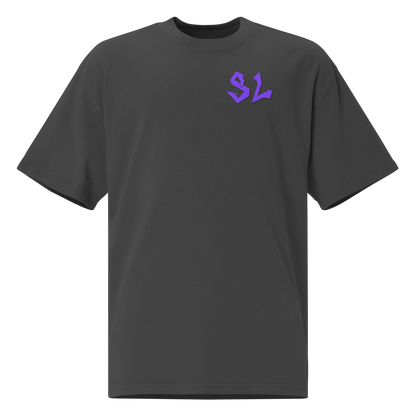 Camiseta Oversized Épica PURPLE-LOGO | STAYLACRA Anime Collection 1