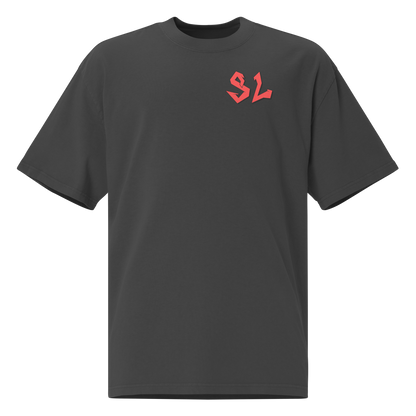 Camiseta Oversized Épica RED-LOGO | STAYLACRA Anime Collection 1