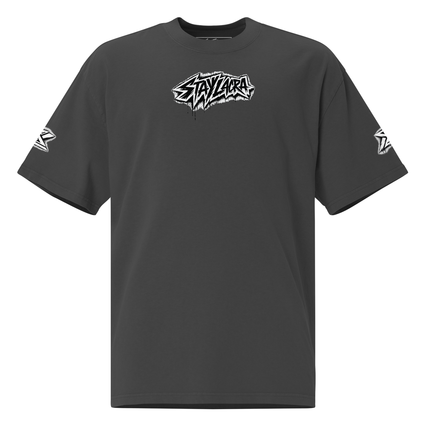 Urban Mark Oversized Tee – Black