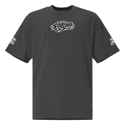 Urban Mark Oversized Tee – Black