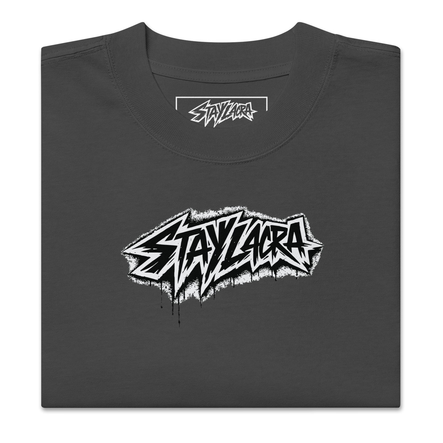 Urban Mark Oversized Tee – Black