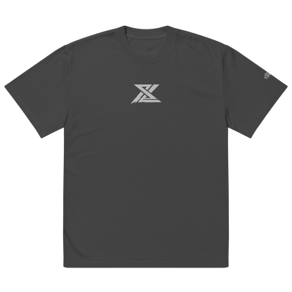 SL Embroidered Oversized Tee – Black