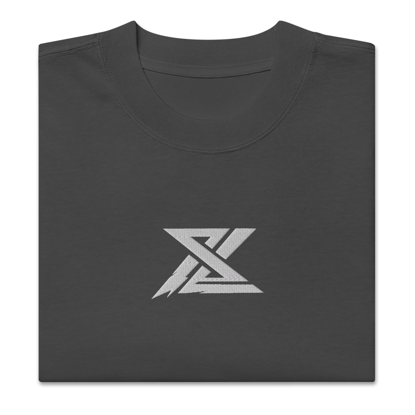 SL Embroidered Oversized Tee – Black