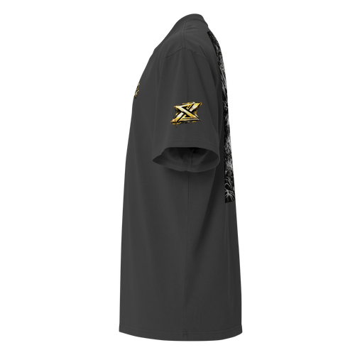 Crown Statement Oversized Tee – Black