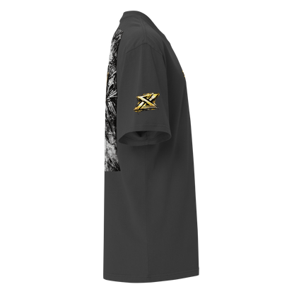 Crown Statement Oversized Tee – Black