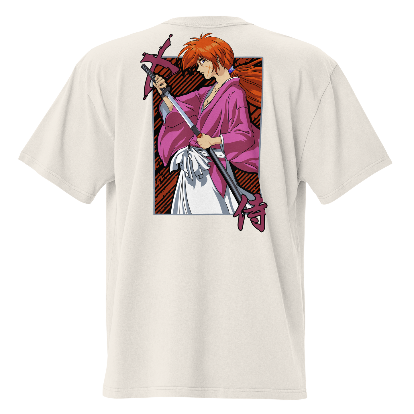 Camiseta Oversized Épica PURPLE-LOGO | STAYLACRA Anime Collection 1