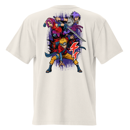 Camiseta Oversized Épica PURPLE-LOGO | STAYLACRA Anime Collection 1