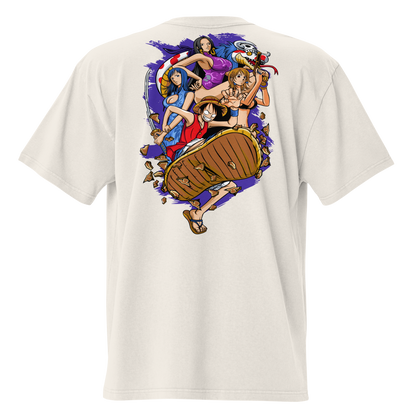 Camiseta Oversized Épica PURPLE-LOGO | STAYLACRA Anime Collection 1
