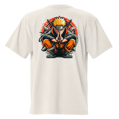 Camiseta Oversized Épica ORANGE-LOGO | STAYLACRA Anime Collection 1