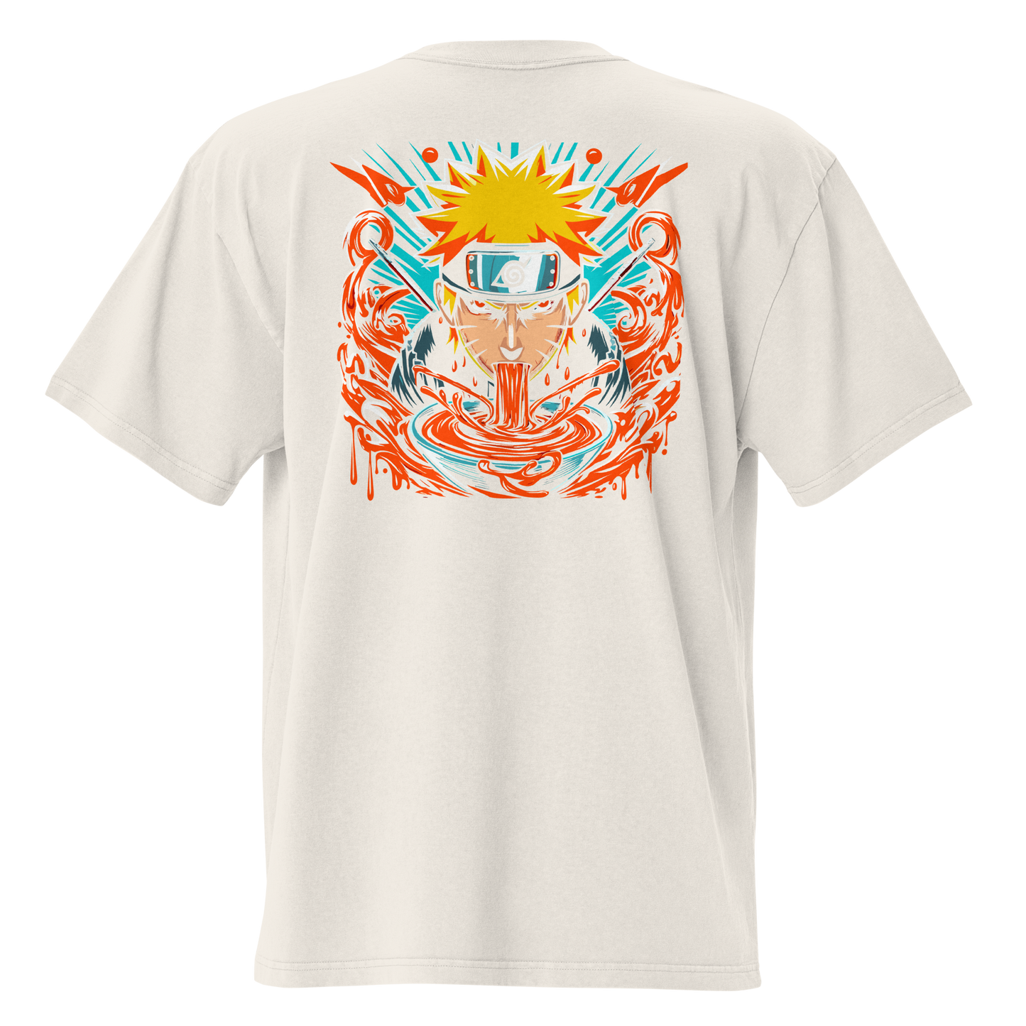 Camiseta Oversized Épica ORANGE-LOGO | STAYLACRA Anime Collection 1