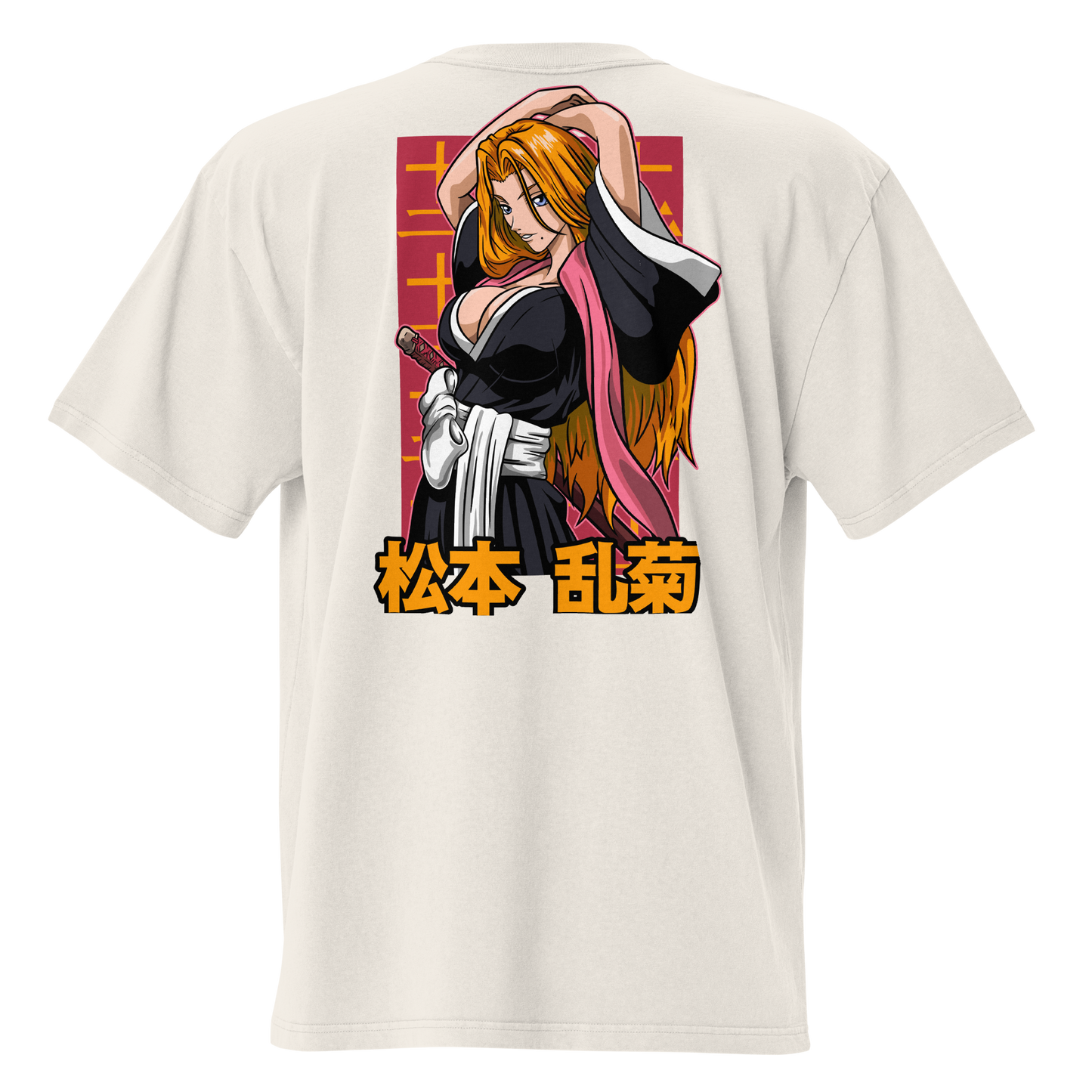 Camiseta Oversized Épica ORANGE-LOGO | STAYLACRA Anime Collection 1