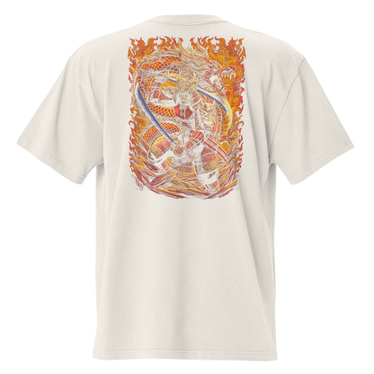 Camiseta Oversized Épica ORANGE-LOGO | STAYLACRA Anime Collection 1