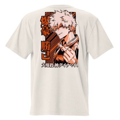 Camiseta Oversized Épica ORANGE-LOGO | STAYLACRA Anime Collection 1