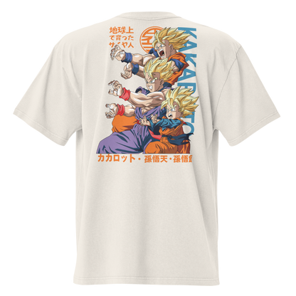 Camiseta Oversized Épica ORANGE-LOGO | STAYLACRA Anime Collection 1