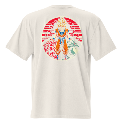 Camiseta Oversized Épica RED-LOGO | STAYLACRA Anime Collection 1