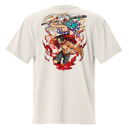 Camiseta Oversized Épica RED-LOGO | STAYLACRA Anime Collection 1