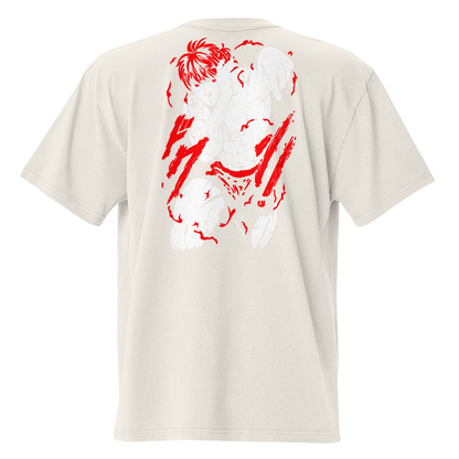 Camiseta Oversized Épica RED-LOGO | STAYLACRA Anime Collection 1