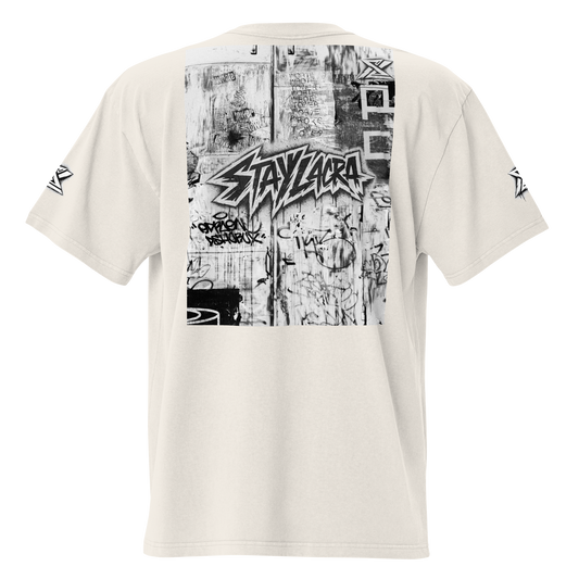 Urban Mark Oversized Tee – Bone