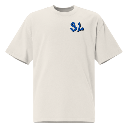 Camiseta Oversized Épica BLUE-LOGO | STAYLACRA Anime Collection 1