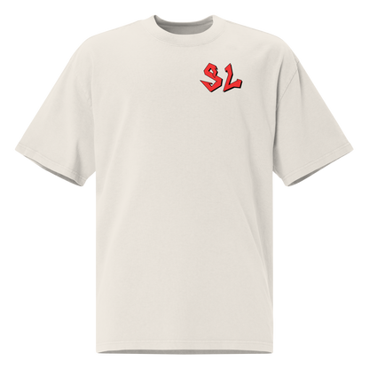 Camiseta Oversized Épica RED-LOGO | STAYLACRA Anime Collection 1