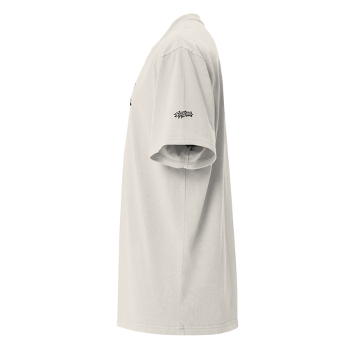 SL Embroidered Oversized Tee – Bone