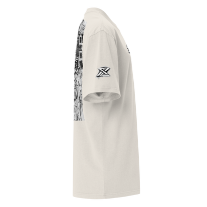 Urban Mark Oversized Tee – Bone