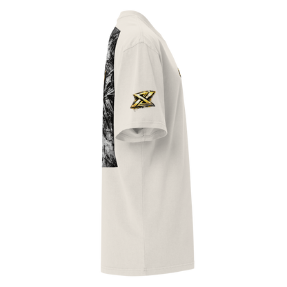 Crown Statement Oversized Tee – Bone