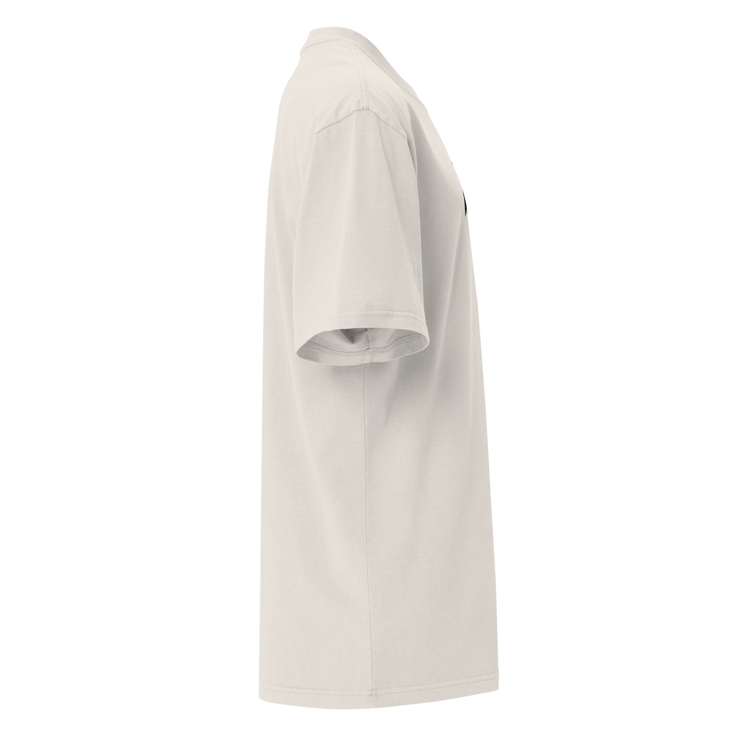 SL Embroidered Oversized Tee – Bone