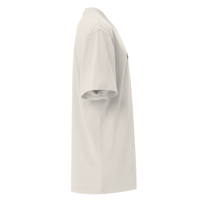 SL Embroidered Oversized Tee – Bone