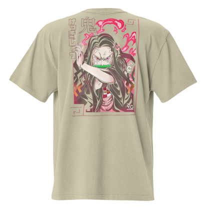 Camiseta Oversized Épica GREEN-LOGO | STAYLACRA Anime Collection 1