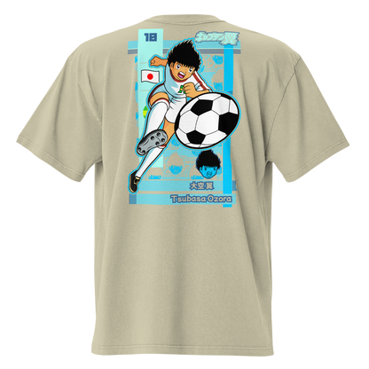 Camiseta Oversized Épica BLUE-LOGO | STAYLACRA Anime Collection 1