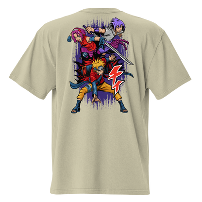 Camiseta Oversized Épica PURPLE-LOGO | STAYLACRA Anime Collection 1