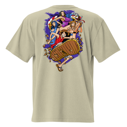 Camiseta Oversized Épica PURPLE-LOGO | STAYLACRA Anime Collection 1