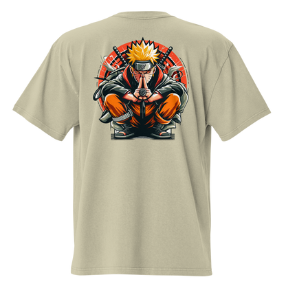 Camiseta Oversized Épica ORANGE-LOGO | STAYLACRA Anime Collection 1
