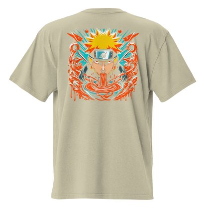 Camiseta Oversized Épica ORANGE-LOGO | STAYLACRA Anime Collection 1