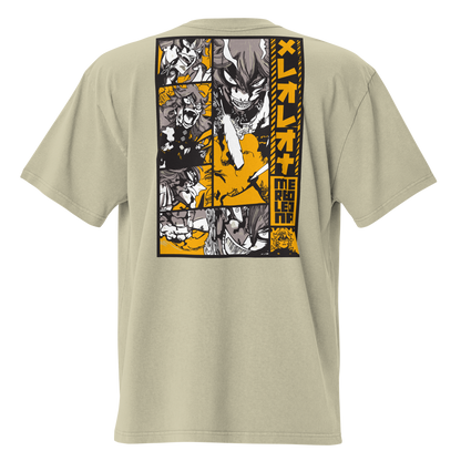 Camiseta Oversized Épica ORANGE-LOGO | STAYLACRA Anime Collection 1