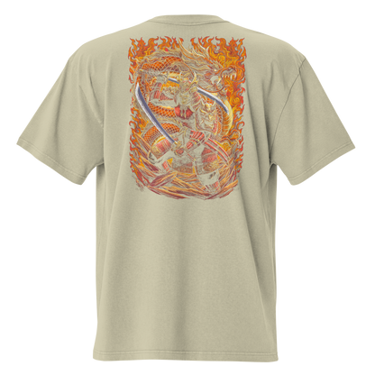 Camiseta Oversized Épica ORANGE-LOGO | STAYLACRA Anime Collection 1