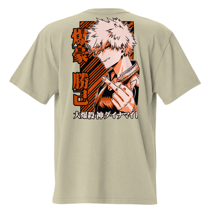 Camiseta Oversized Épica ORANGE-LOGO | STAYLACRA Anime Collection 1