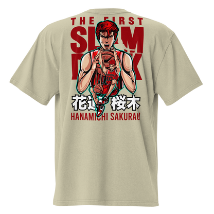 Camiseta Oversized Épica RED-LOGO | STAYLACRA Anime Collection 1