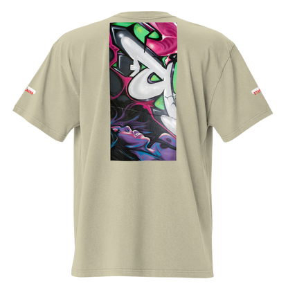 Oversized Faded T-Shirt | STAYLACRA Graffiti Edition 1