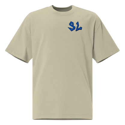 Camiseta Oversized Épica BLUE-LOGO | STAYLACRA Anime Collection 1